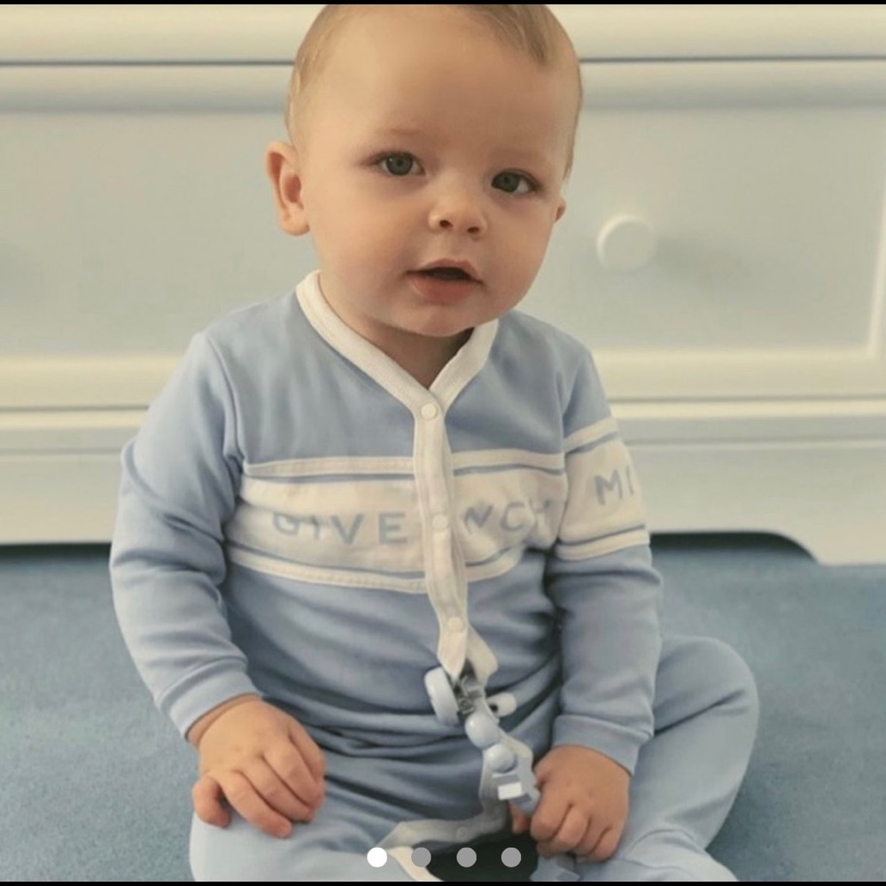 Givenchy blue Babygrow size 12 months